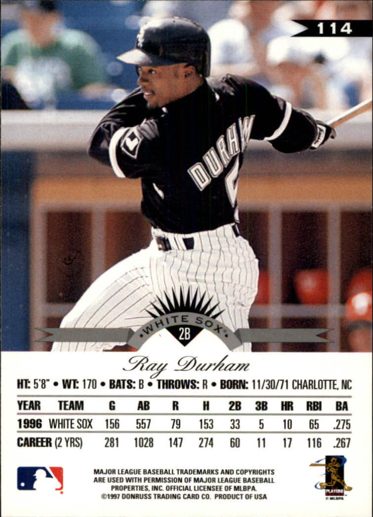 1997 Leaf Baseball "Main Set" Cards #1 to #200 - Picture 229 of 399