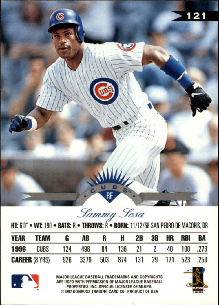1997 Leaf Baseball "Main Set" Cards #1 to #200 - Picture 243 of 399