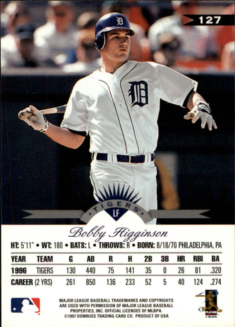 1997 Leaf Baseball "Main Set" Cards #1 to #200 - Picture 255 of 399