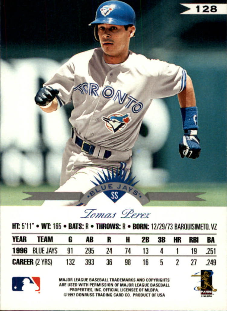1997 Leaf Baseball "Main Set" Cards #1 to #200 - Picture 257 of 399