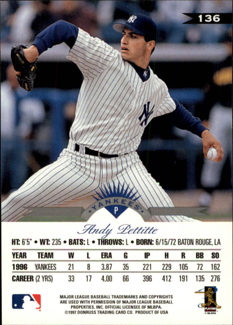 1997 Leaf Baseball "Main Set" Cards #1 to #200 - Picture 273 of 399