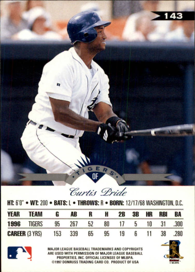 1997 Leaf Baseball "Main Set" Cards #1 to #200 - Picture 287 of 399