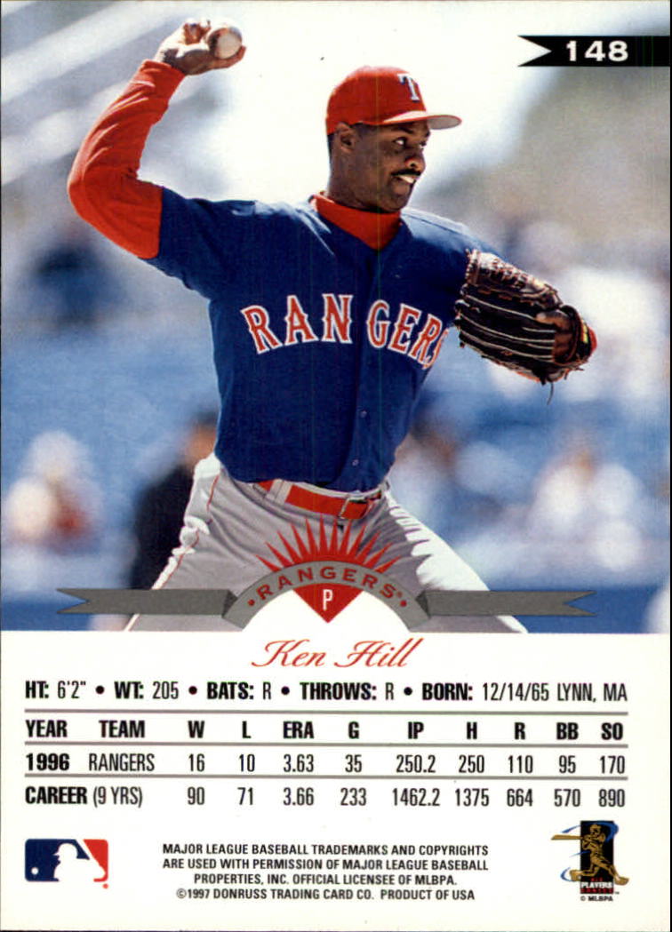 1997 Leaf Baseball "Main Set" Cards #1 to #200 - Picture 297 of 399