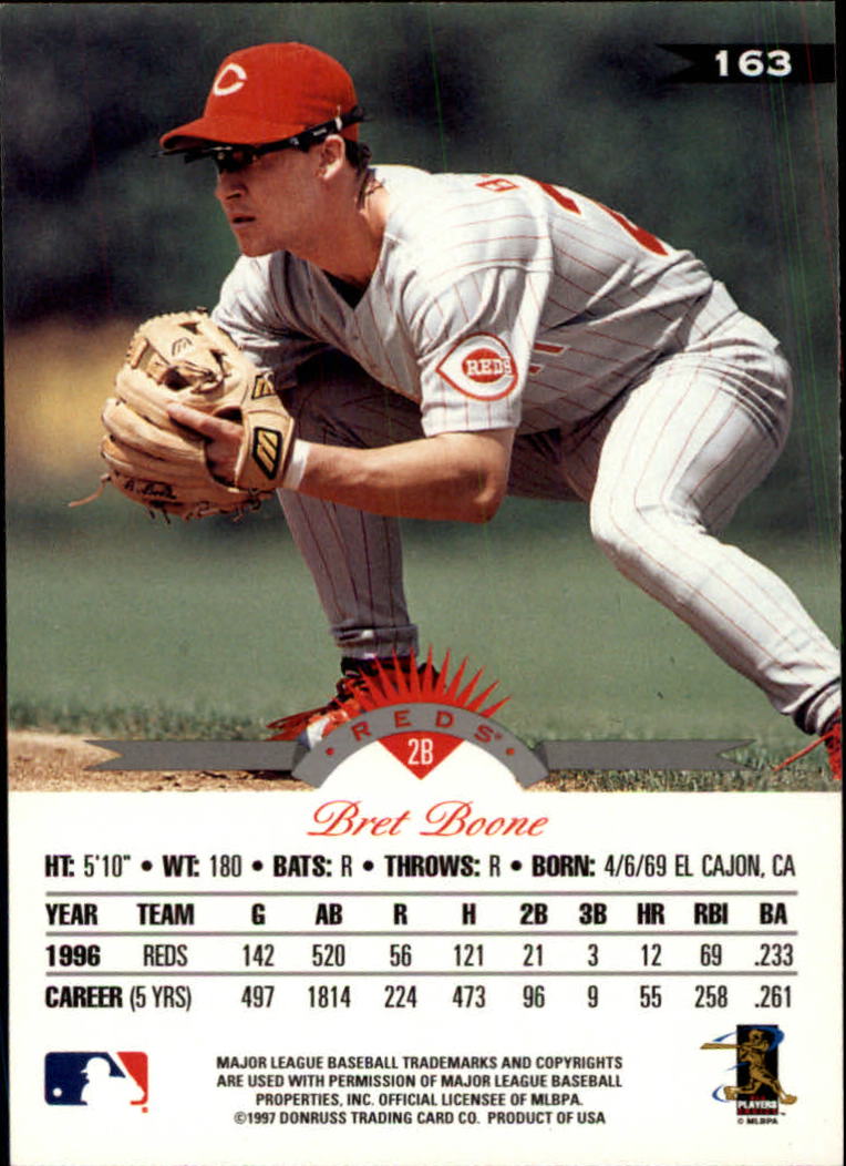 1997 Leaf Baseball "Main Set" Cards #1 to #200 - Picture 327 of 399