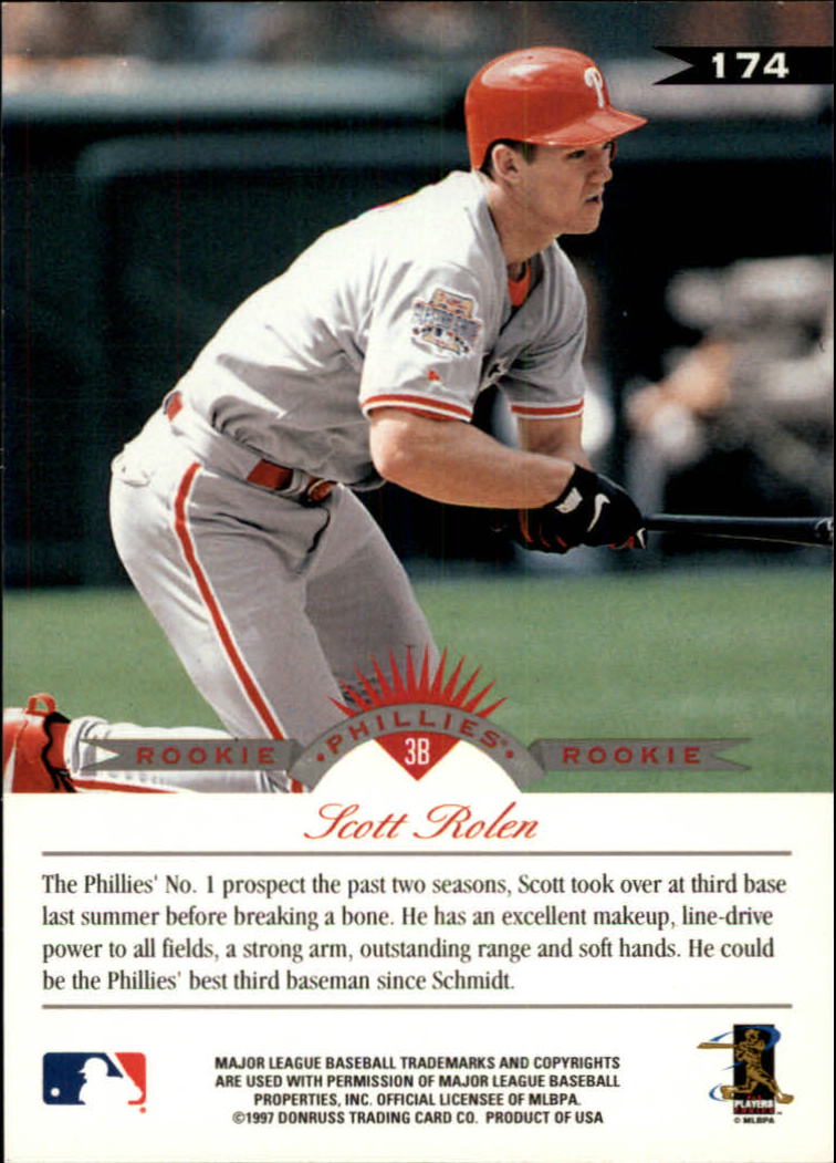 1997 Leaf Baseball "Main Set" Cards #1 to #200 - Picture 347 of 399