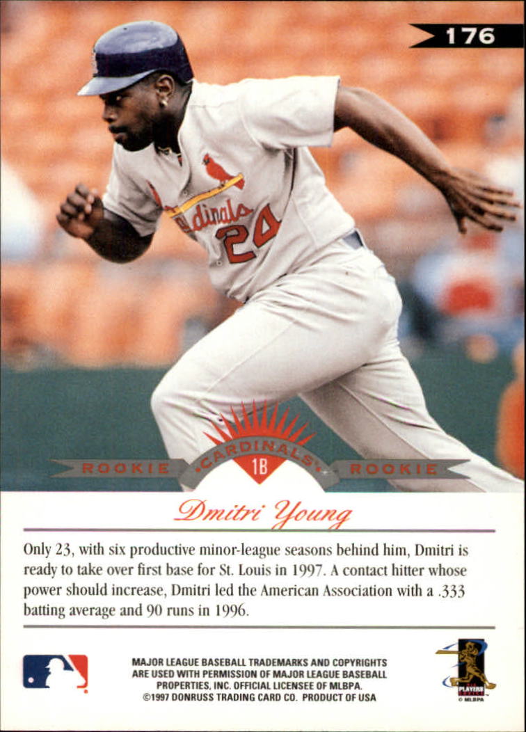 1997 Leaf Baseball "Main Set" Cards #1 to #200 - Picture 351 of 399