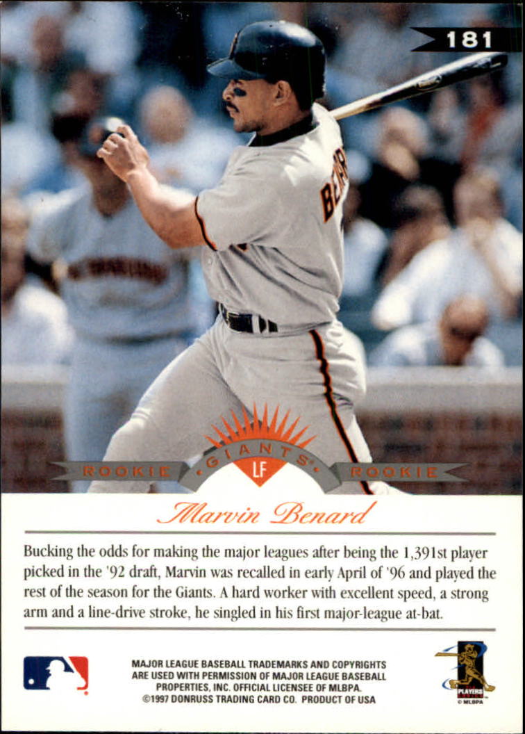 1997 Leaf Baseball "Main Set" Cards #1 to #200 - Picture 361 of 399