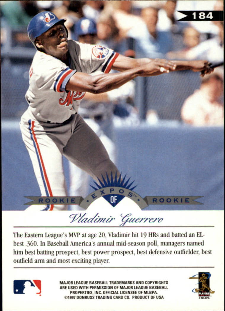 1997 Leaf Baseball "Main Set" Cards #1 to #200 - Picture 367 of 399