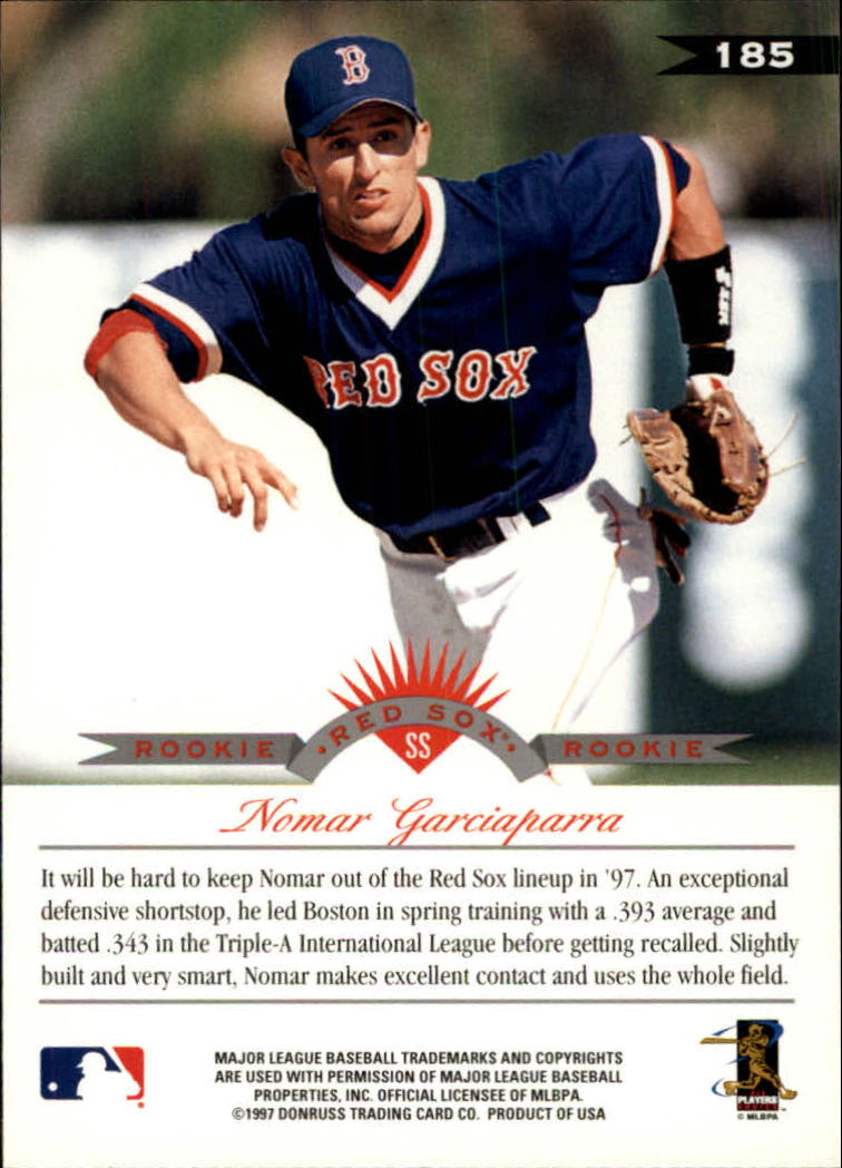1997 Leaf Baseball "Main Set" Cards #1 to #200 - Picture 369 of 399