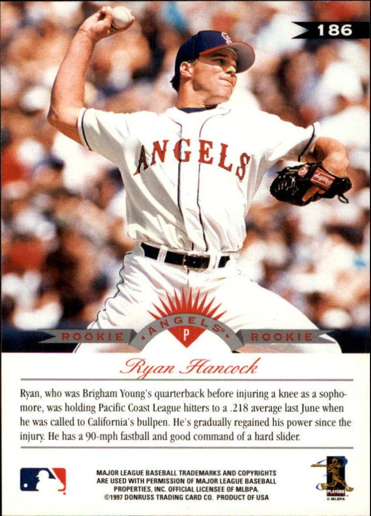 1997 Leaf Baseball "Main Set" Cards #1 to #200 - Picture 371 of 399