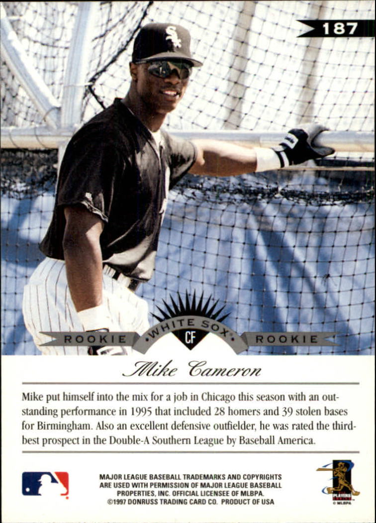1997 Leaf Baseball "Main Set" Cards #1 to #200 - Picture 373 of 399