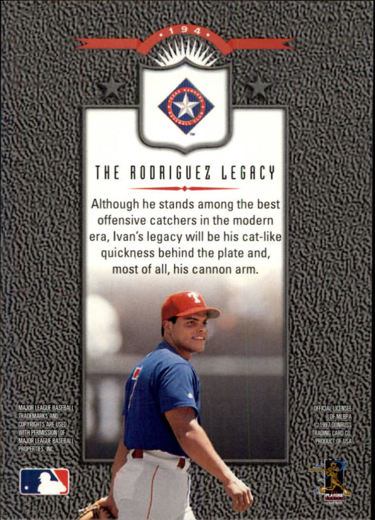 1997 Leaf Baseball "Main Set" Cards #1 to #200 - Picture 387 of 399