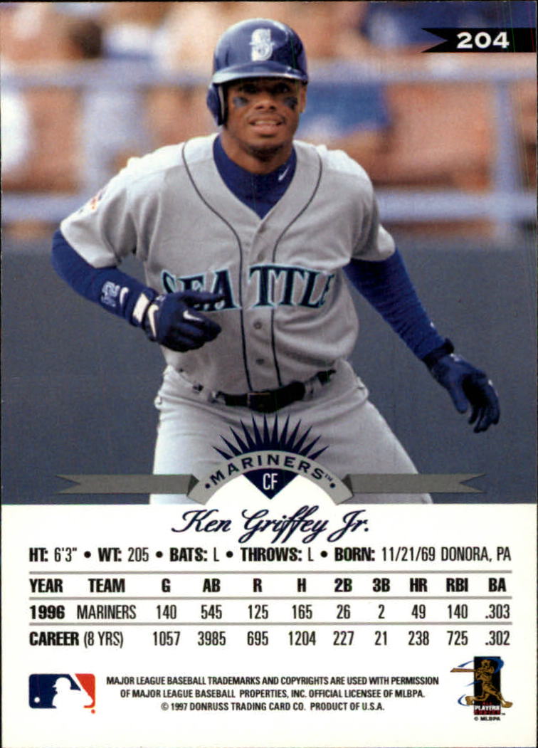 1997 Leaf Baseball "Main Set" Cards #201 to #400 - Picture 9 of 398