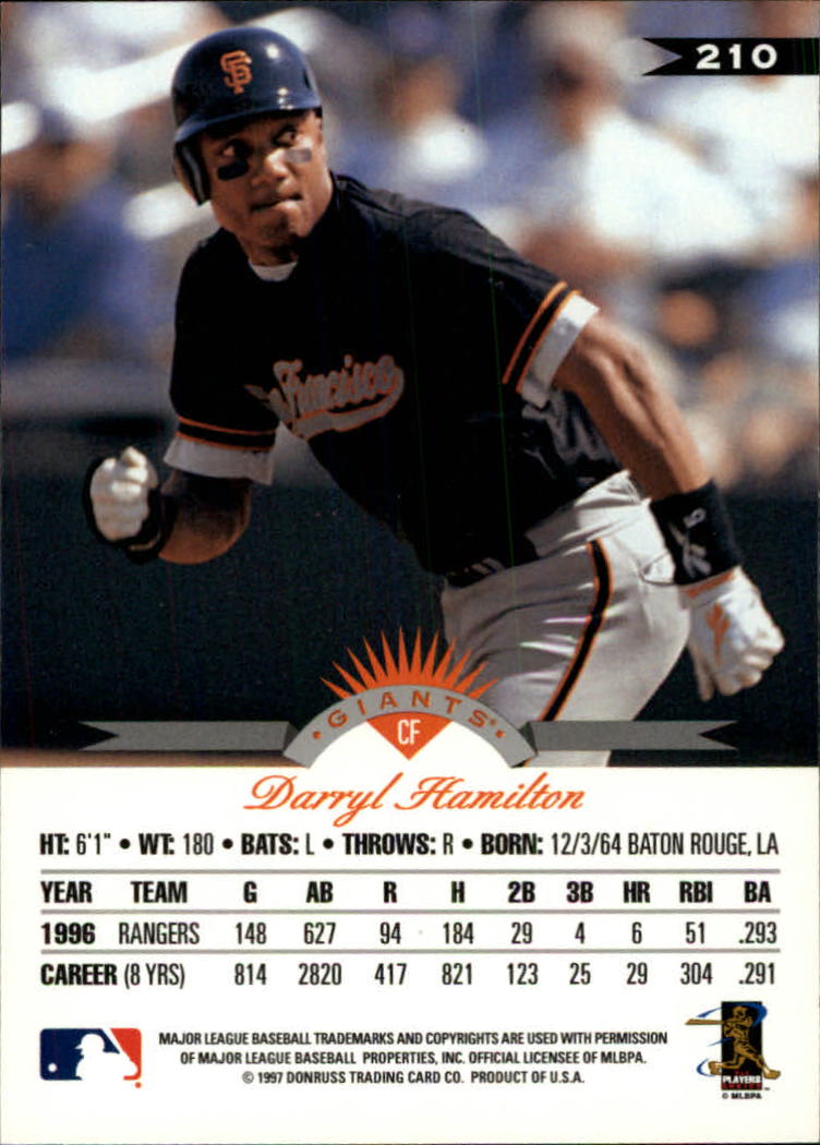 1997 Leaf Baseball "Main Set" Cards #201 to #400 - Picture 21 of 398