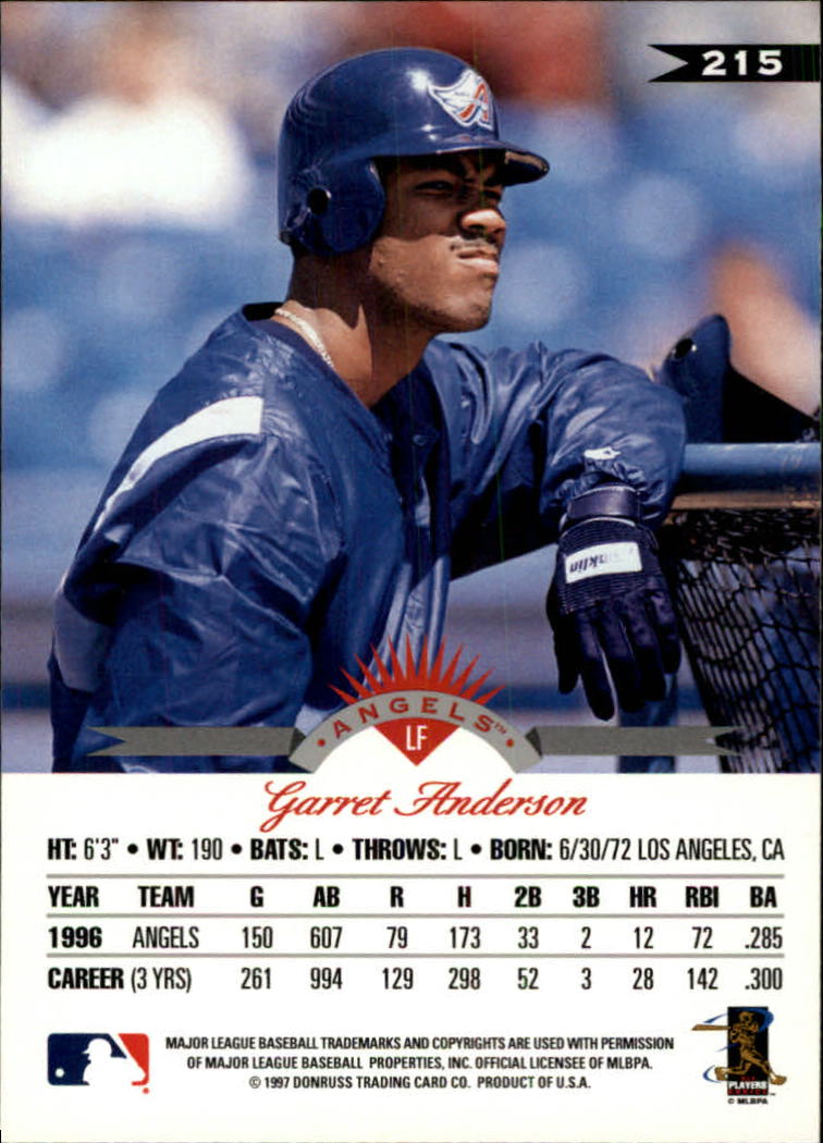 1997 Leaf Baseball "Main Set" Cards #201 to #400 - Picture 31 of 398