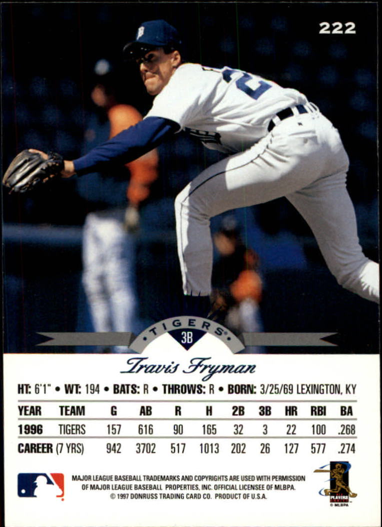 1997 Leaf Baseball "Main Set" Cards #201 to #400 - Picture 45 of 398