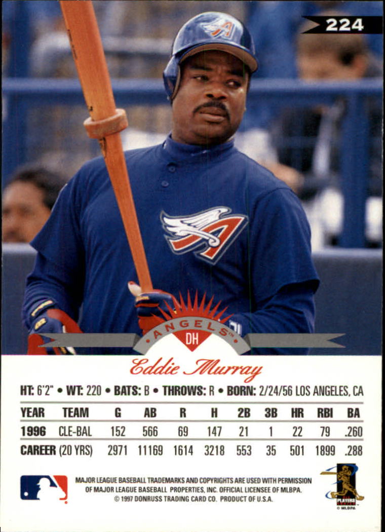 1997 Leaf Baseball "Main Set" Cards #201 to #400 - Picture 49 of 398