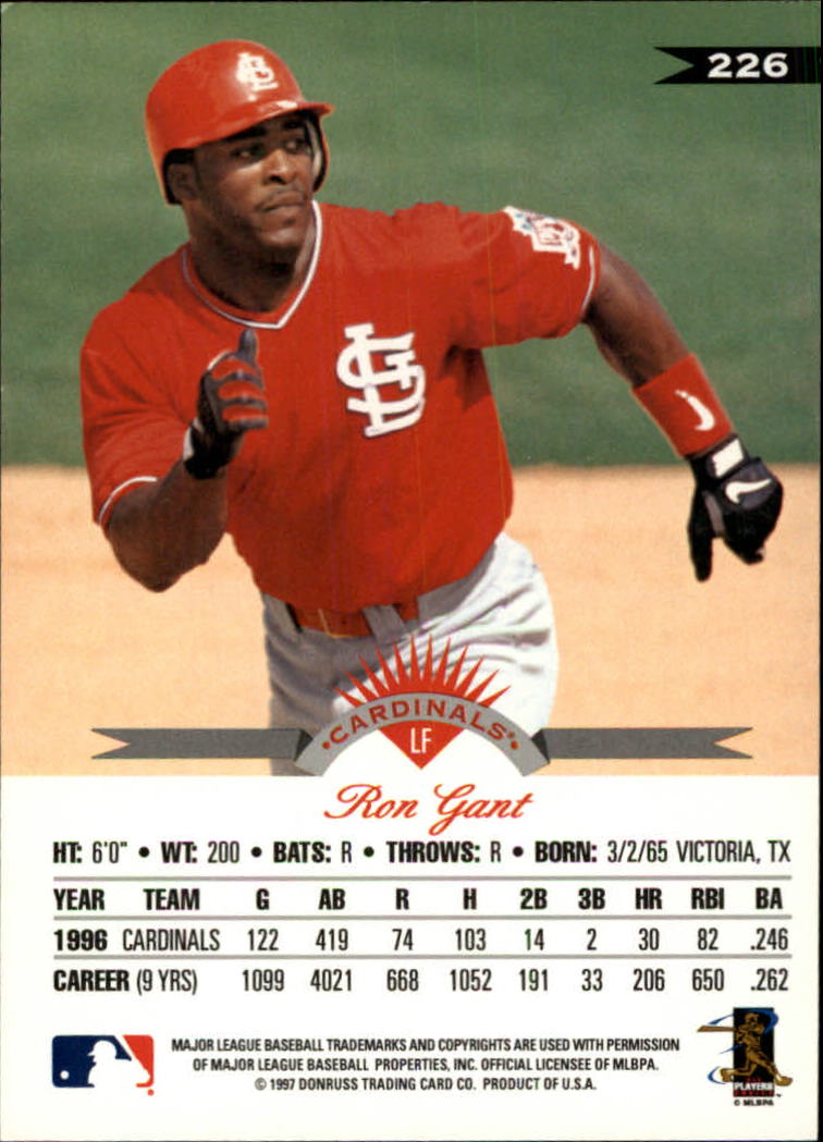 1997 Leaf Baseball "Main Set" Cards #201 to #400 - Picture 53 of 398