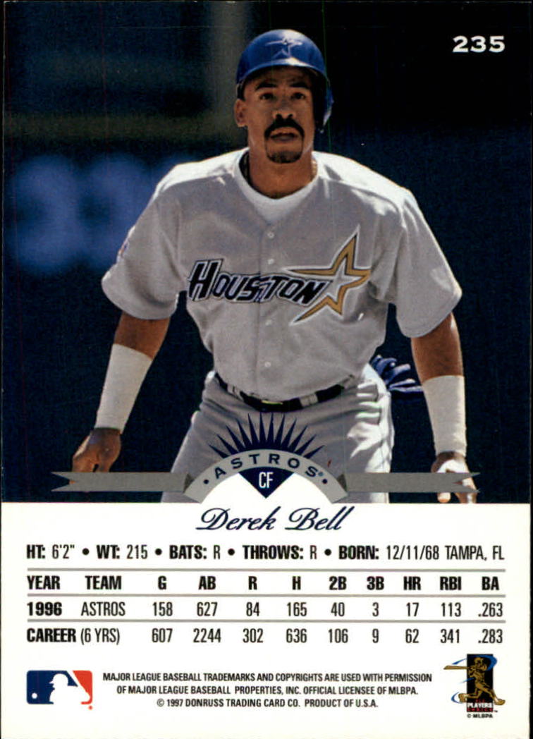 1997 Leaf Baseball "Main Set" Cards #201 to #400 - Picture 71 of 398