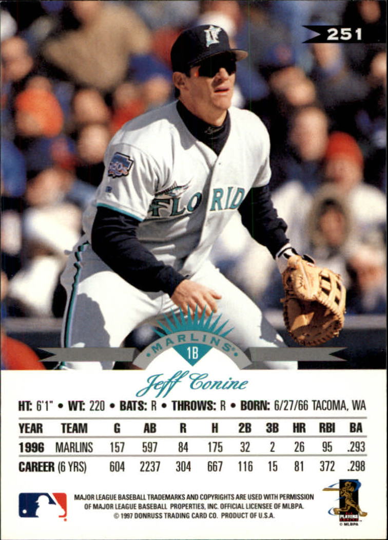 1997 Leaf Baseball "Main Set" Cards #201 to #400 - Picture 103 of 398