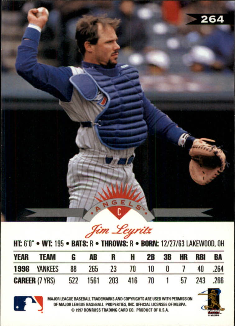 1997 Leaf Baseball "Main Set" Cards #201 to #400 - Picture 128 of 398