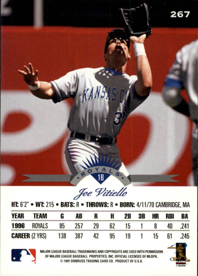 1997 Leaf Baseball "Main Set" Cards #201 to #400 - Picture 134 of 398