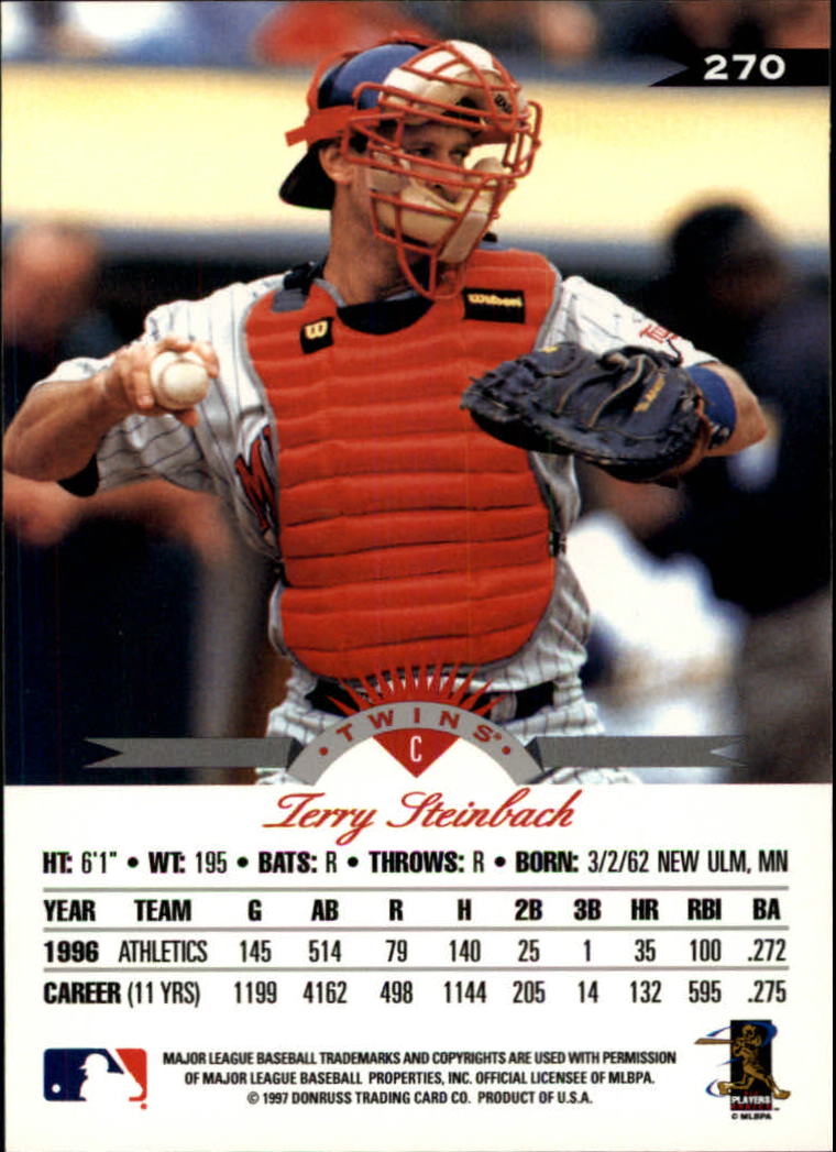 1997 Leaf Baseball "Main Set" Cards #201 to #400 - Picture 140 of 398