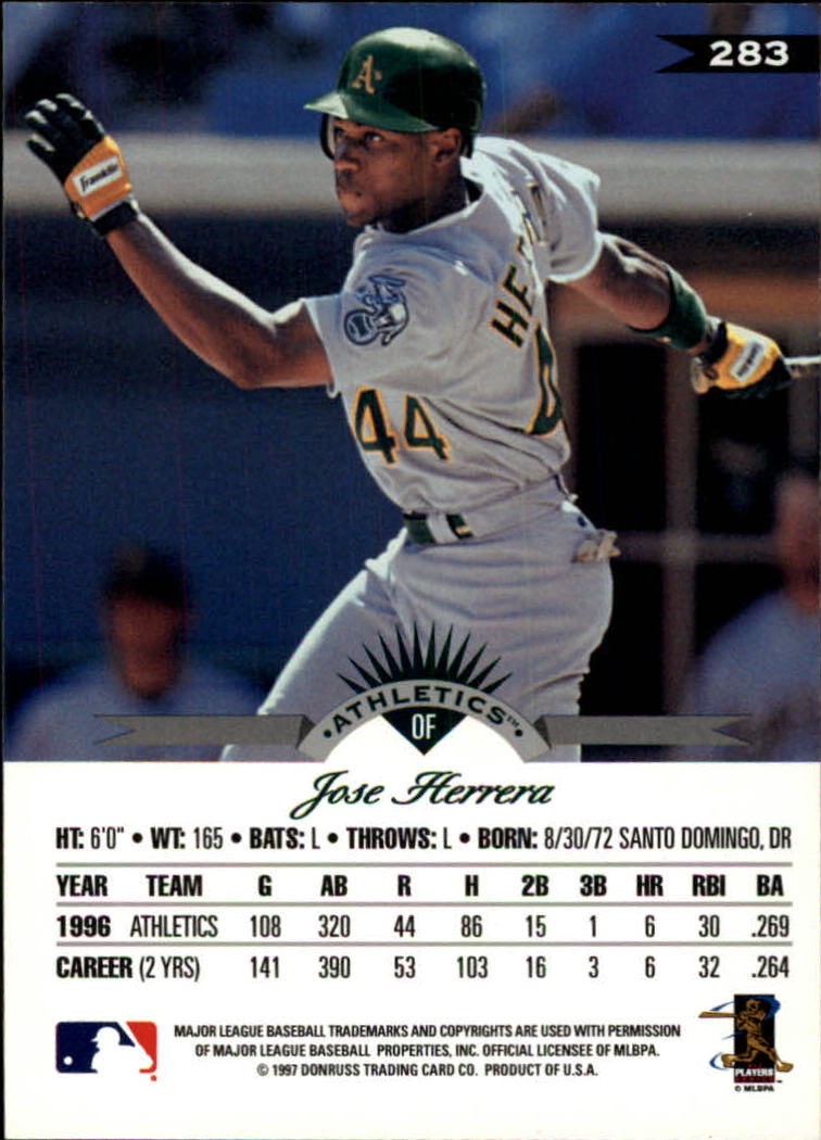 1997 Leaf Baseball "Main Set" Cards #201 to #400 - Picture 166 of 398
