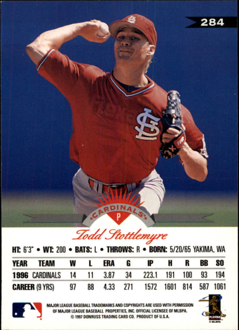 1997 Leaf Baseball "Main Set" Cards #201 to #400 - Picture 168 of 398