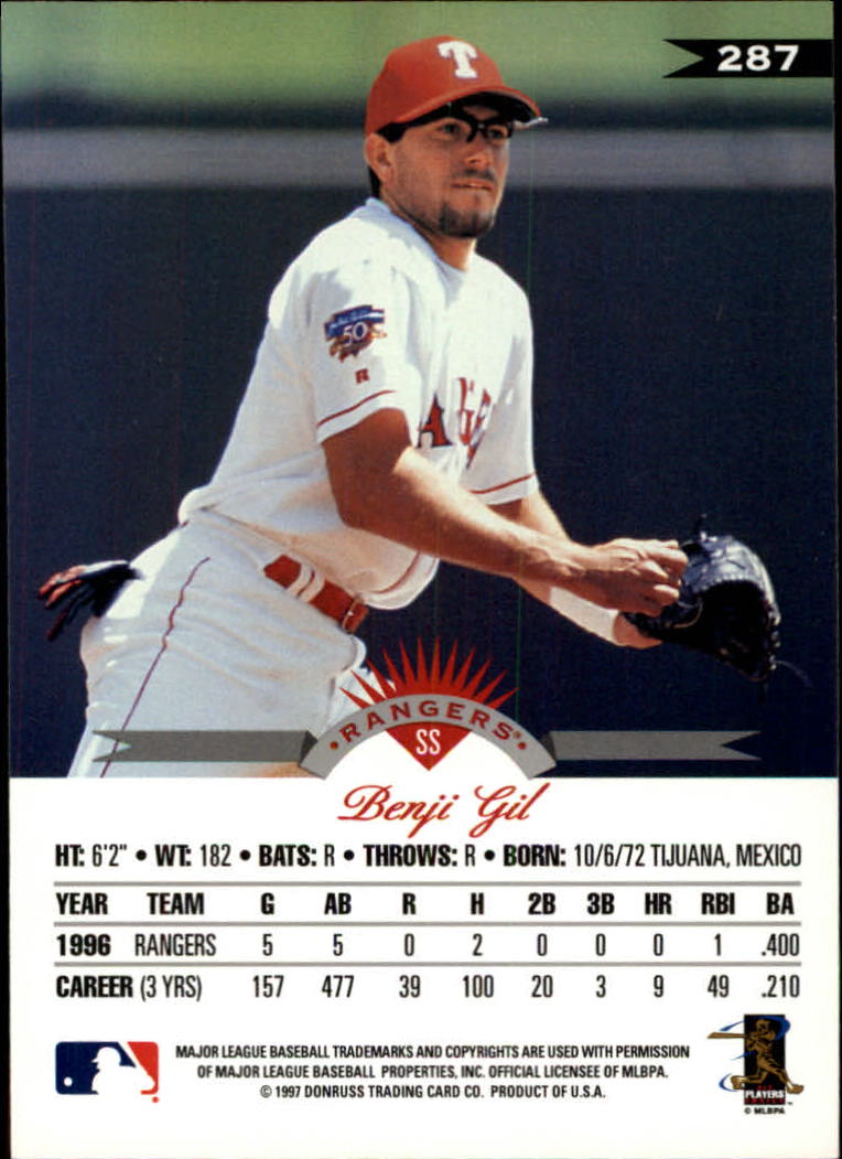 1997 Leaf Baseball "Main Set" Cards #201 to #400 - Picture 174 of 398