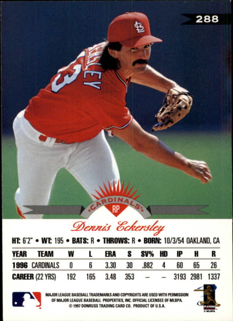 1997 Leaf Baseball "Main Set" Cards #201 to #400 - Picture 176 of 398