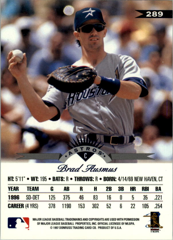 1997 Leaf Baseball "Main Set" Cards #201 to #400 - Picture 178 of 398
