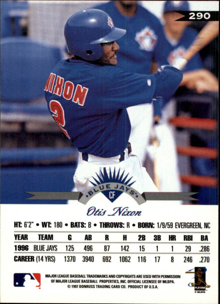 1997 Leaf Baseball "Main Set" Cards #201 to #400 - Picture 180 of 398
