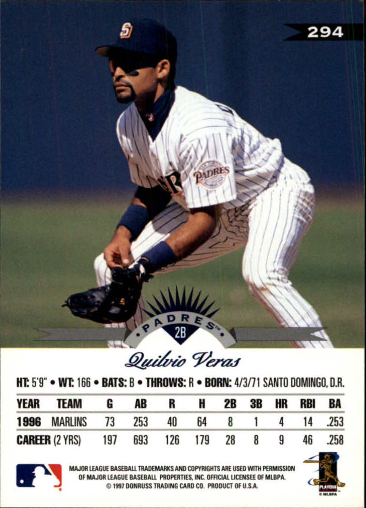1997 Leaf Baseball "Main Set" Cards #201 to #400 - Picture 188 of 398