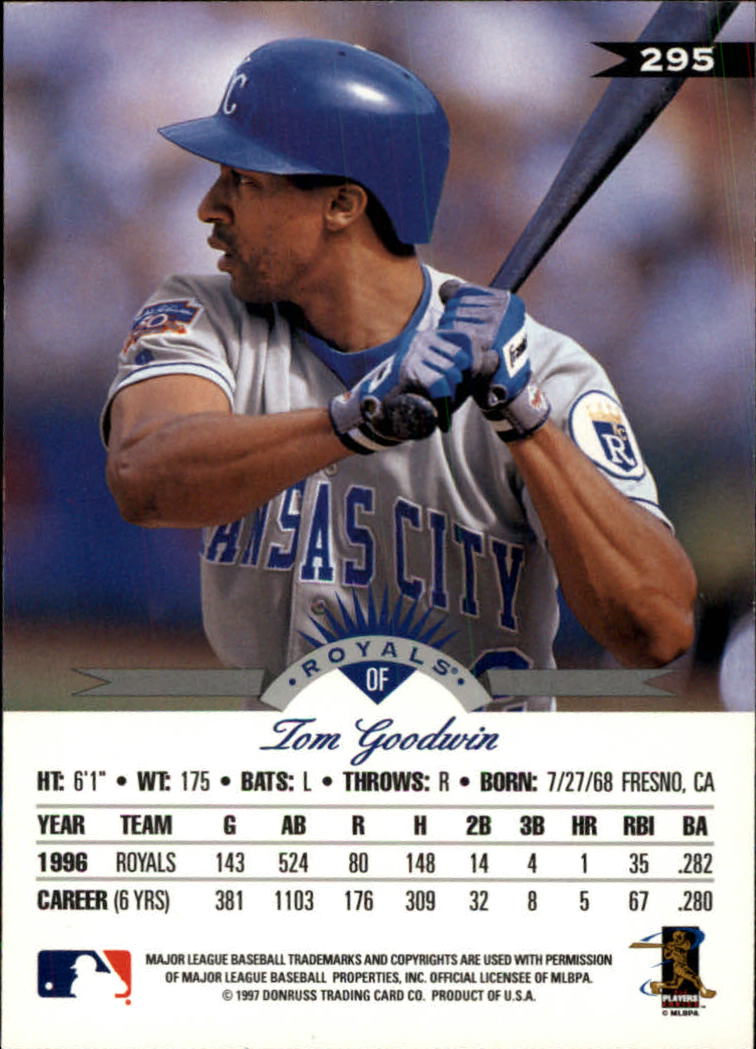 1997 Leaf Baseball "Main Set" Cards #201 to #400 - Picture 190 of 398