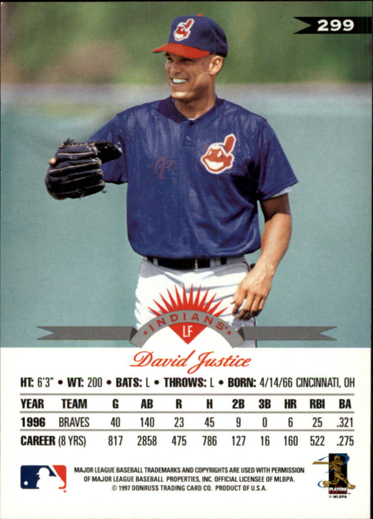 1997 Leaf Baseball "Main Set" Cards #201 to #400 - Picture 198 of 398