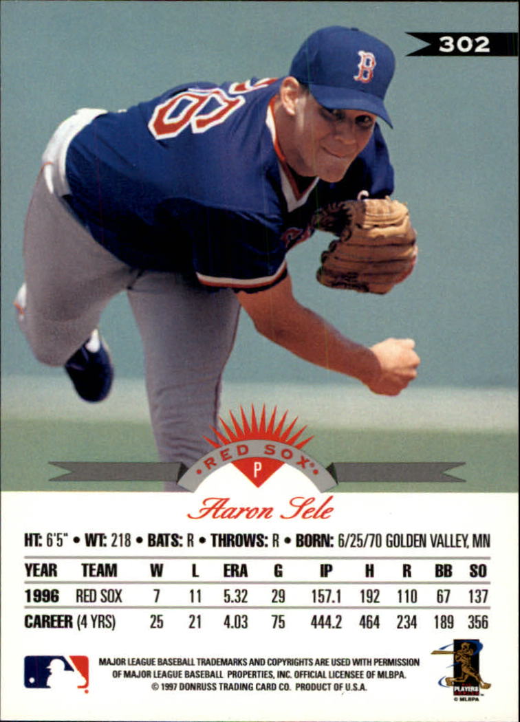 1997 Leaf Baseball "Main Set" Cards #201 to #400 - Picture 204 of 398