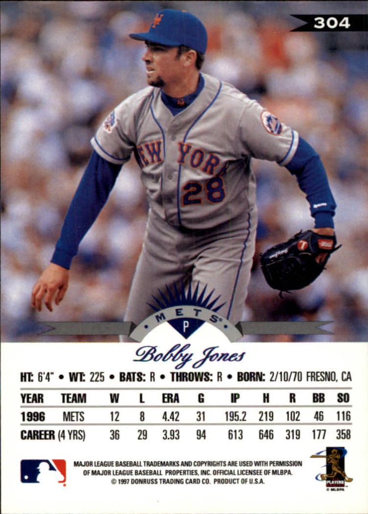 1997 Leaf Baseball "Main Set" Cards #201 to #400 - Picture 208 of 398