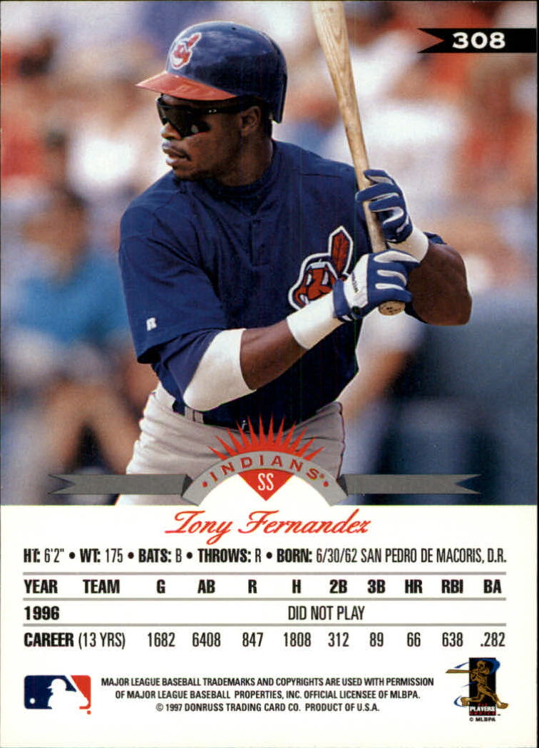 1997 Leaf Baseball "Main Set" Cards #201 to #400 - Picture 216 of 398