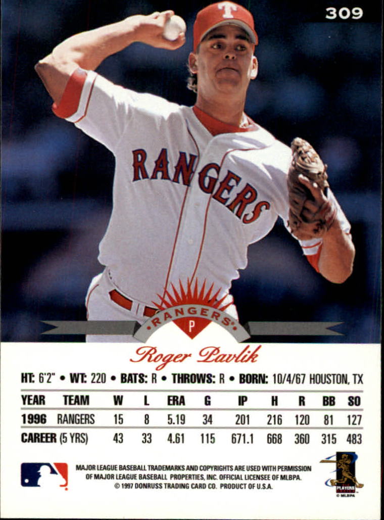 1997 Leaf Baseball "Main Set" Cards #201 to #400 - Picture 218 of 398