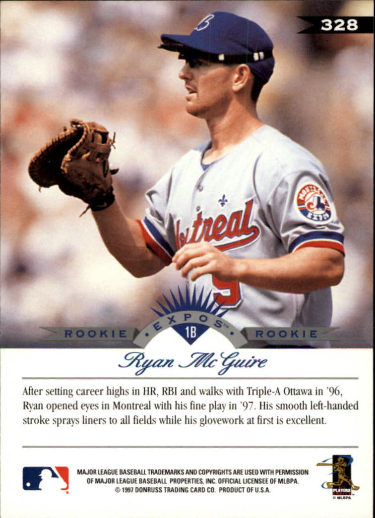 1997 Leaf Baseball "Main Set" Cards #201 to #400 - Picture 255 of 398