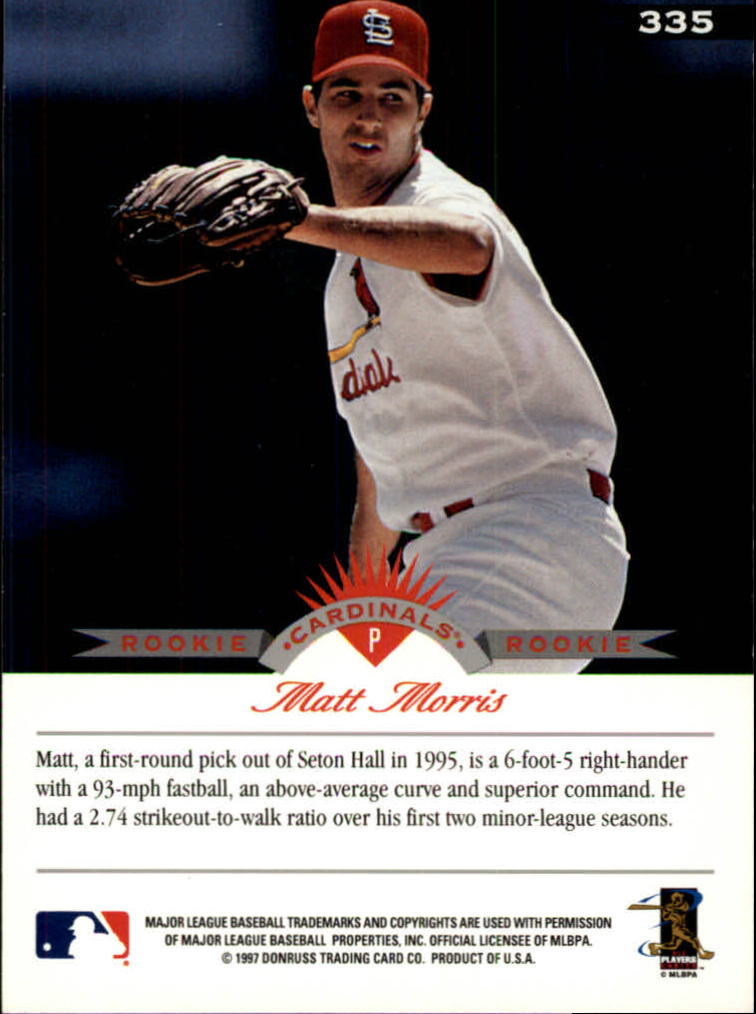 1997 Leaf Baseball "Main Set" Cards #201 to #400 - Picture 269 of 398