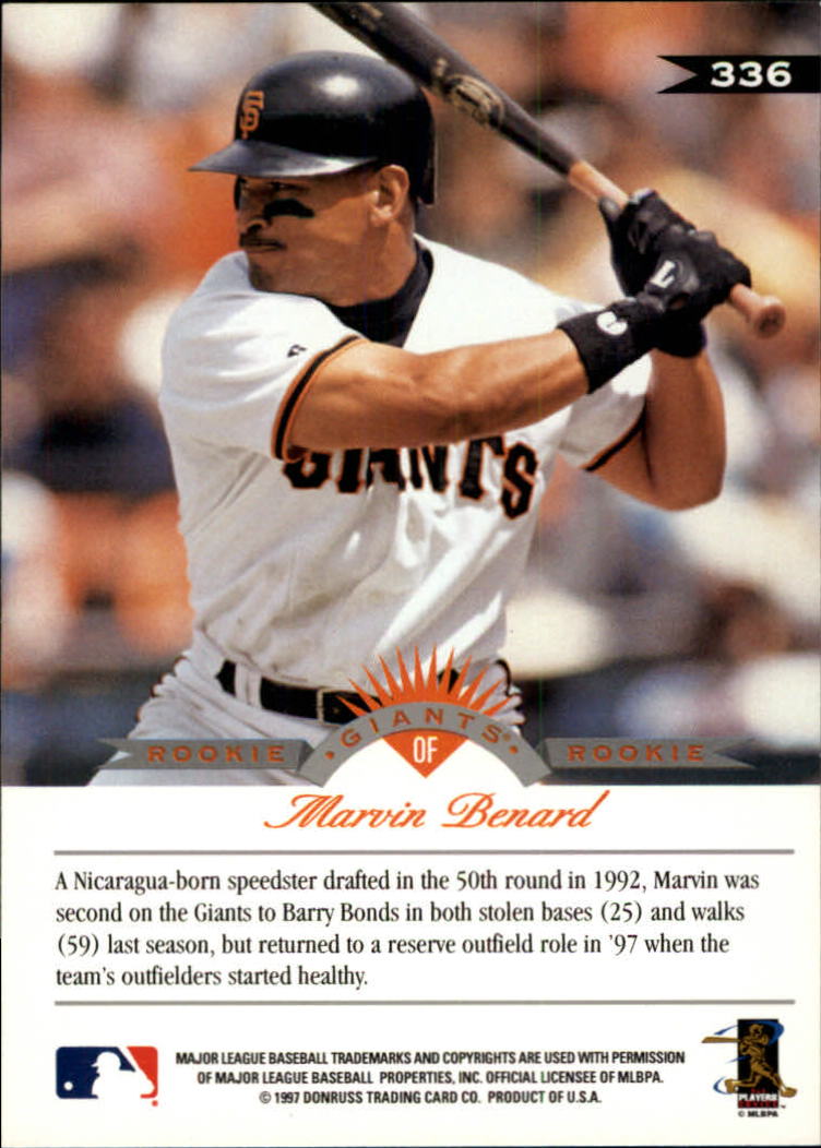 1997 Leaf Baseball "Main Set" Cards #201 to #400 - Picture 271 of 398