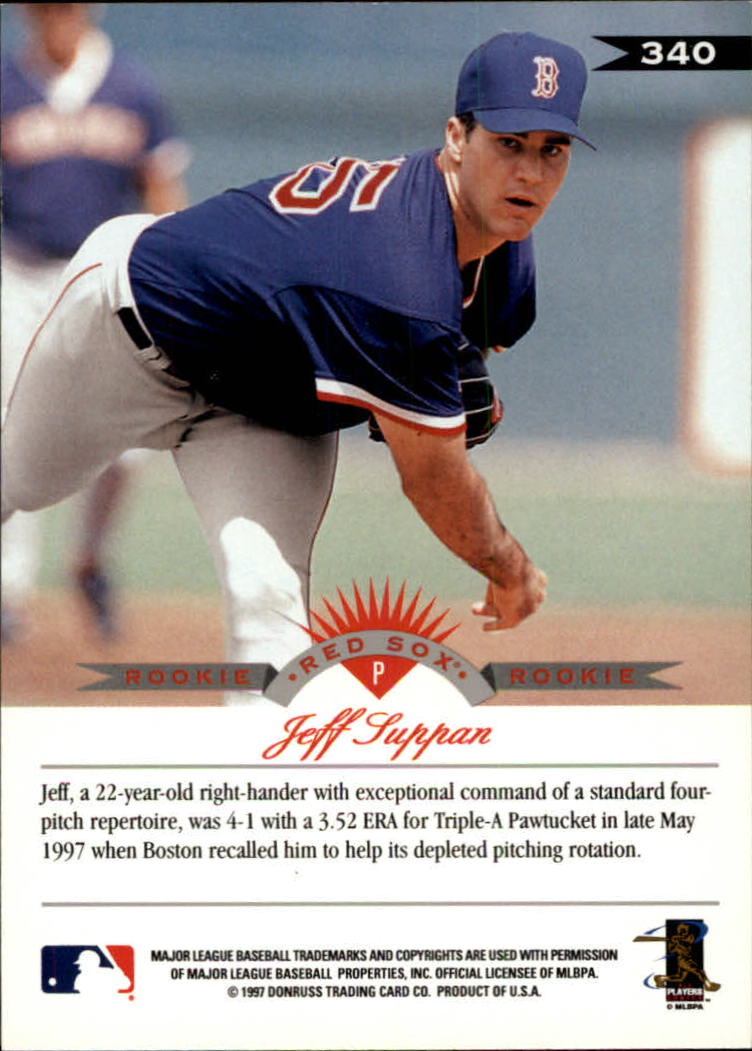 1997 Leaf Baseball "Main Set" Cards #201 to #400 - Picture 279 of 398