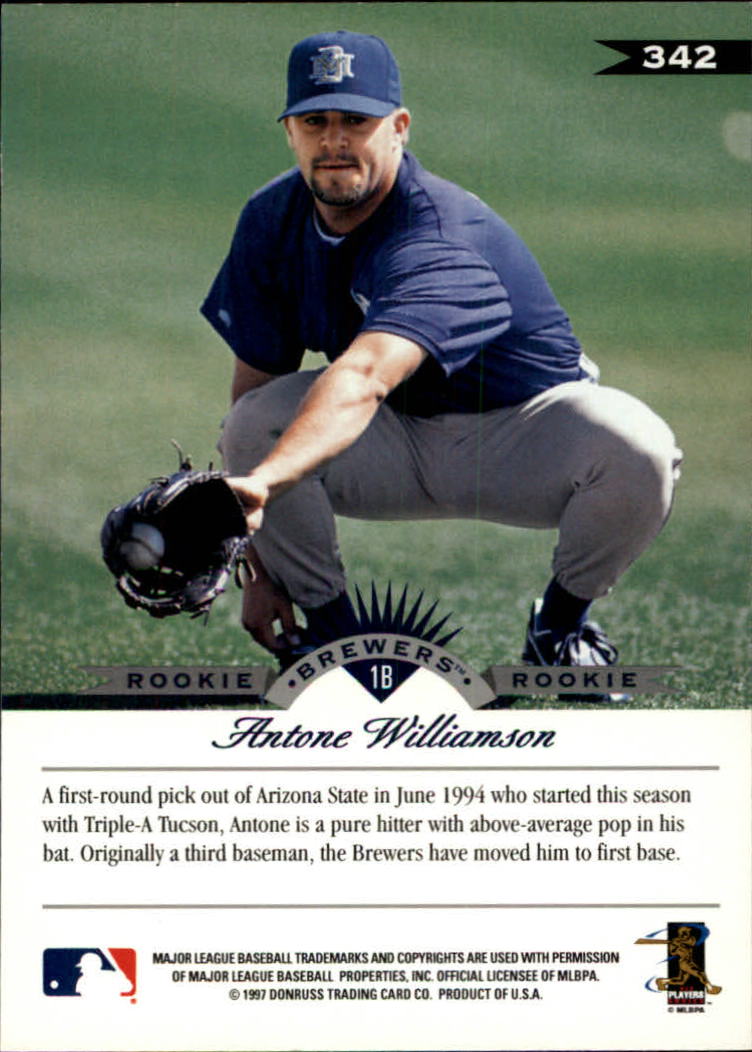 1997 Leaf Baseball "Main Set" Cards #201 to #400 - Picture 283 of 398