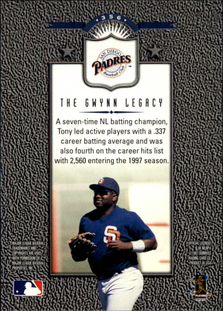 1997 Leaf Baseball "Main Set" Cards #201 to #400 - Picture 311 of 398