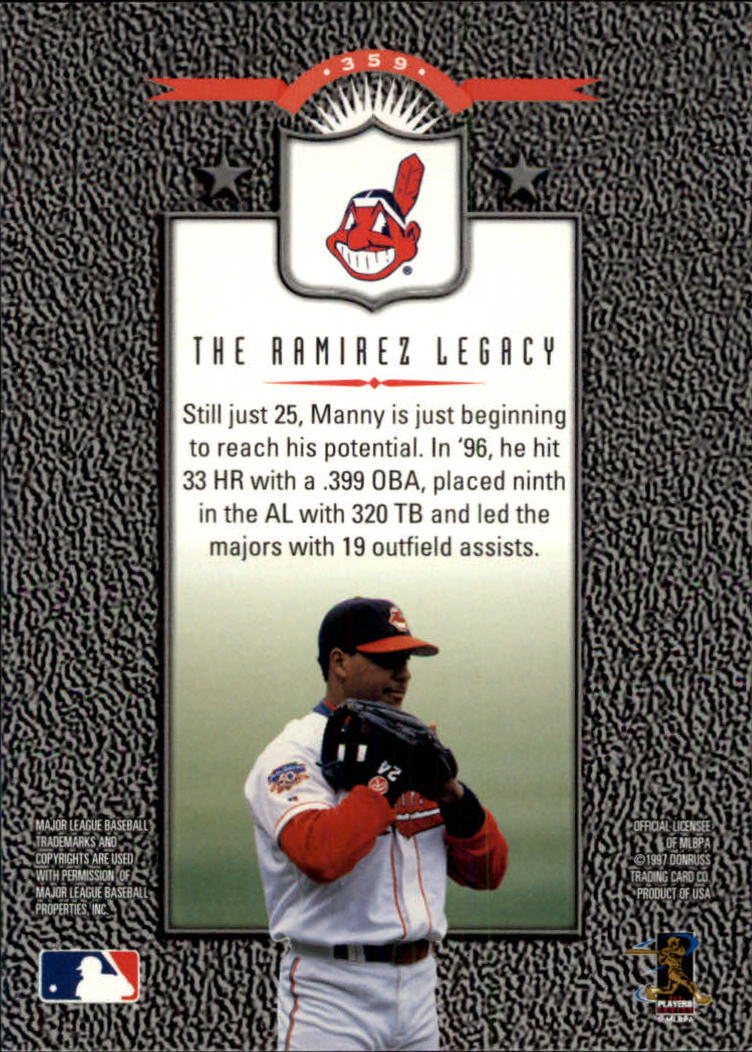 1997 Leaf Baseball "Main Set" Cards #201 to #400 - Picture 317 of 398