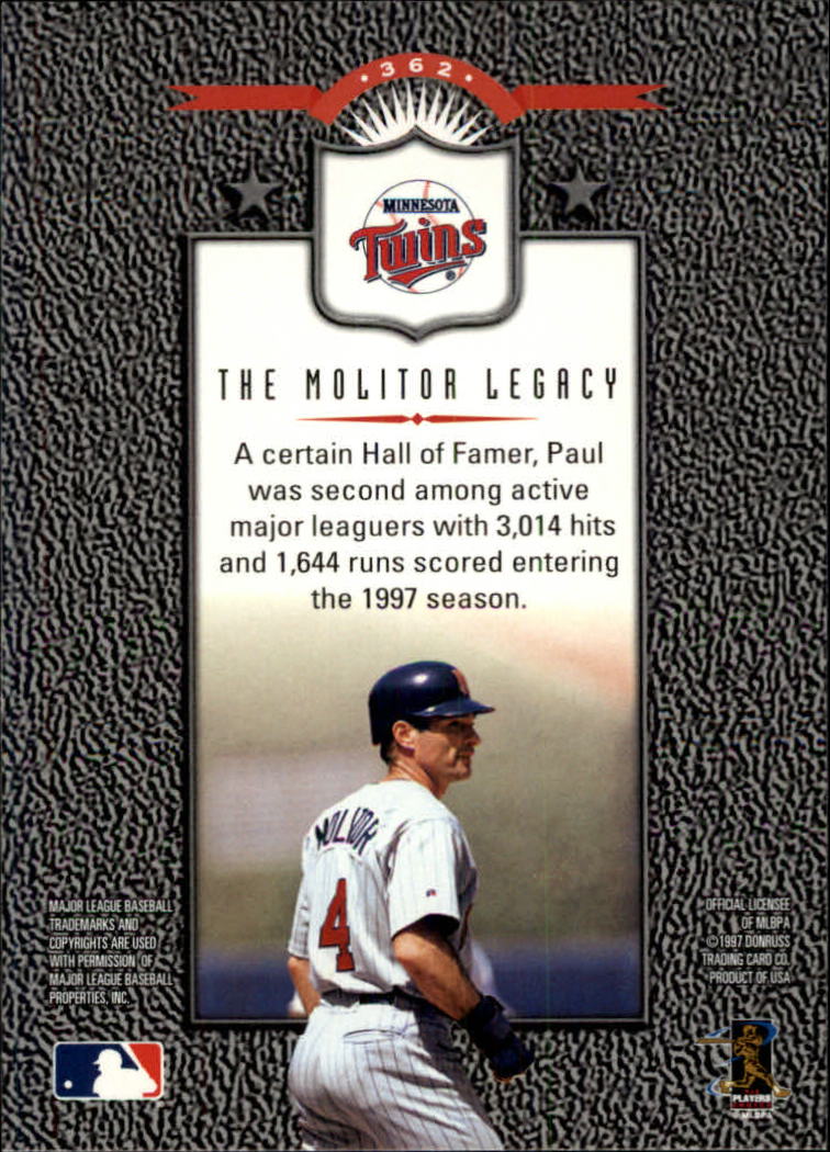 1997 Leaf Baseball "Main Set" Cards #201 to #400 - Picture 323 of 398