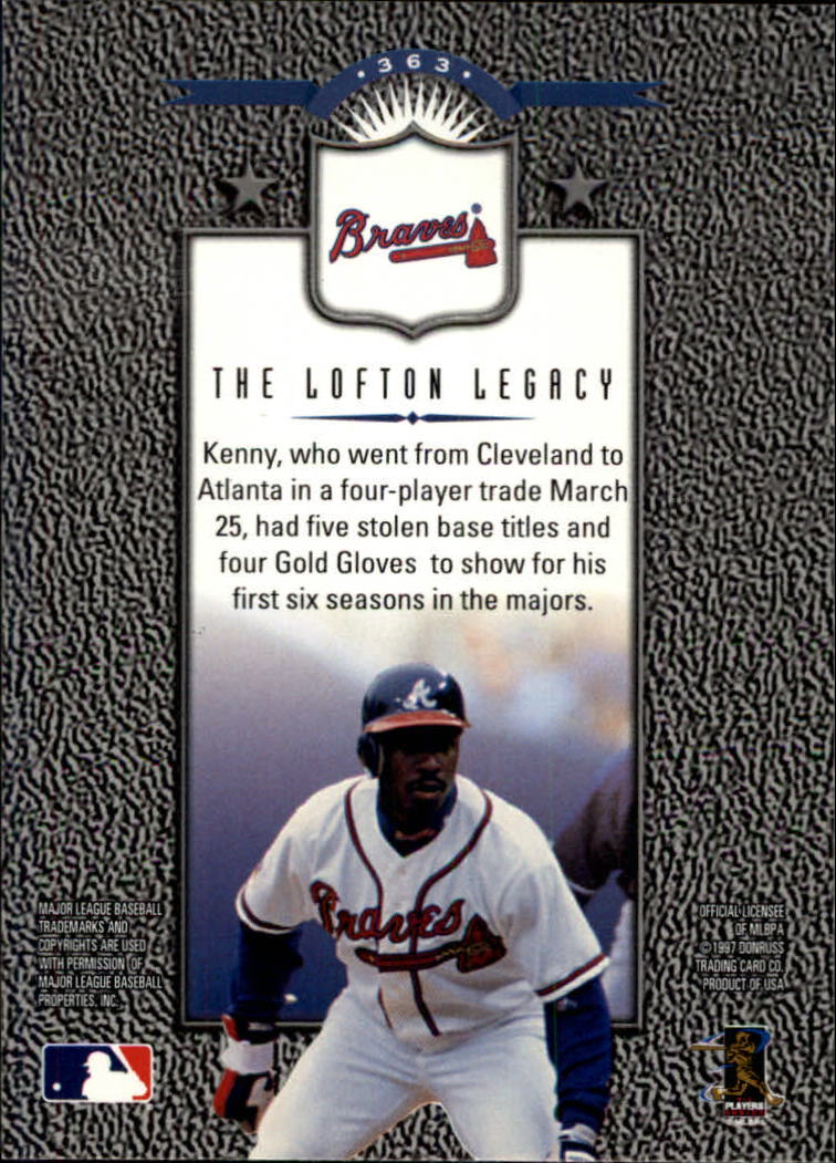 1997 Leaf Baseball "Main Set" Cards #201 to #400 - Picture 325 of 398