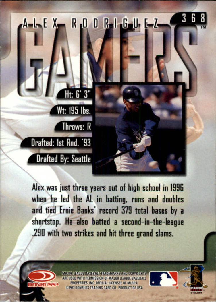 1997 Leaf Baseball "Main Set" Cards #201 to #400 - Picture 335 of 398